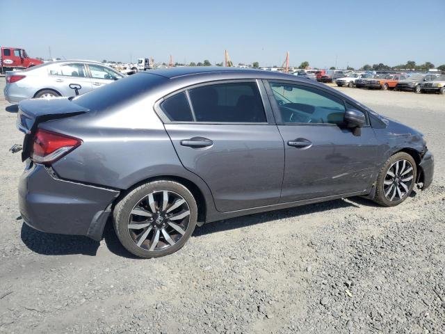 2HGFB2F96EH514171 - 2014 HONDA CIVIC EXL GRAY photo 3