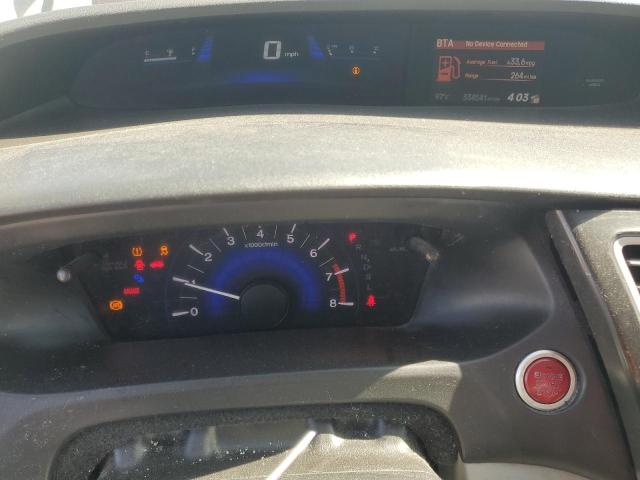 2HGFB2F96EH514171 - 2014 HONDA CIVIC EXL GRAY photo 9