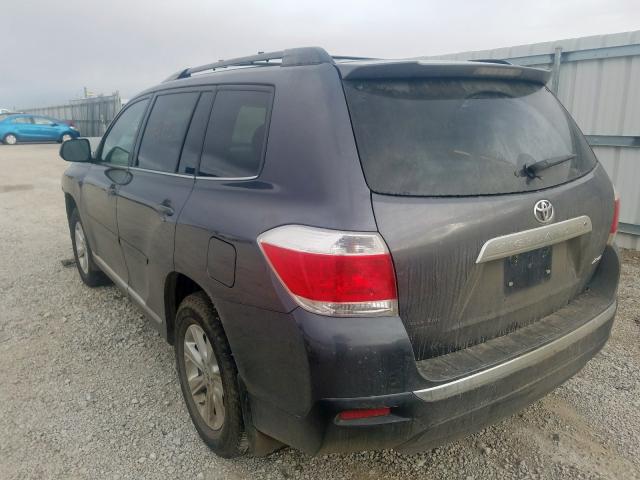 5TDBK3EH3DS232324 - 2013 TOYOTA HIGHLANDER BASE  صورة 3