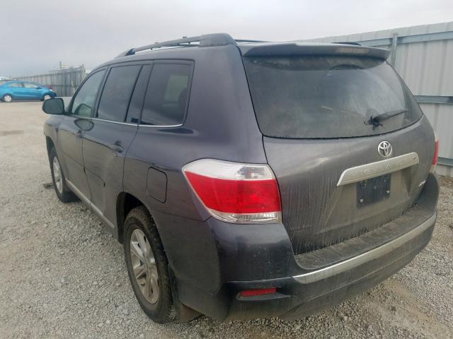 5TDBK3EH3DS232324 - 2013 TOYOTA HIGHLANDER BASE  photo 3