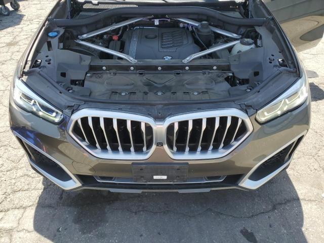 5UXCY4C0XM9G19068 - 2021 BMW X6 SDRIVE 40I GREEN photo 12