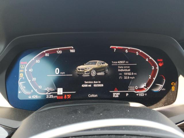 5UXCY4C0XM9G19068 - 2021 BMW X6 SDRIVE 40I GREEN photo 9