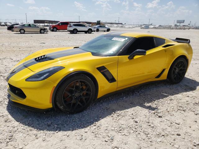 1G1YU2D63F5604292 - 2015 CHEVROLET CORVETTE Z06 3LZ YELLOW photo 1