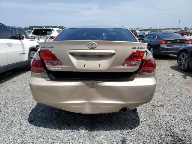 JTHBA30G155099120 - 2005 LEXUS ES 330 GOLD photo 6