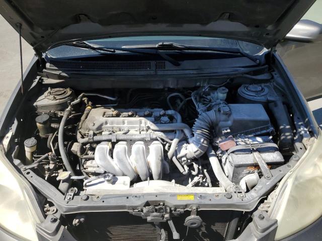 2T1KR30E28C696857 - 2008 TOYOTA COROLLA MA XR GRAY photo 12