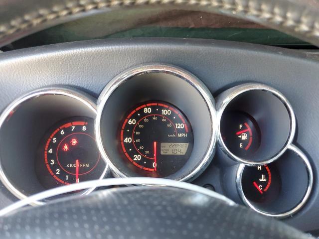 2T1KR30E28C696857 - 2008 TOYOTA COROLLA MA XR GRAY photo 9