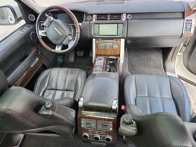 SALGS2VF8GA250584 - 2016 LAND ROVER RANGE ROVE HSE WHITE photo 8