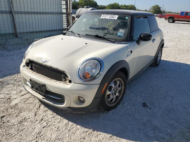 WMWSU3C58DT549601 - 2013 MINI COOPER CREAM photo 2