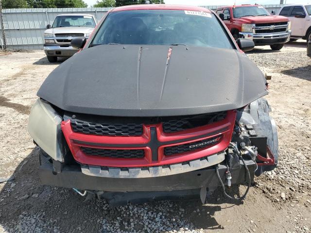 1C3CDZBG0DN562719 - 2013 DODGE AVENGER R/T RED photo 5