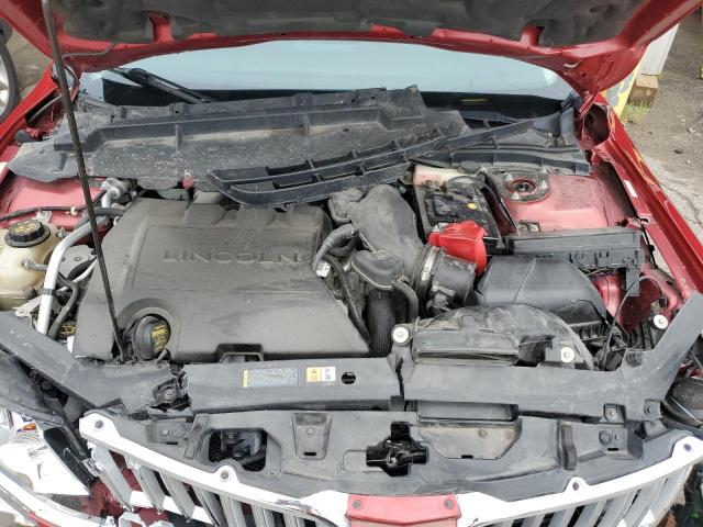 3LNHL2GC7BR757515 - 2011 LINCOLN MKZ RED photo 11