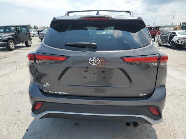 5TDLZRAH7NS108938 - 2022 TOYOTA HIGHLANDER XSE GRAY photo 6