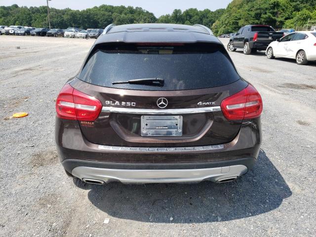 WDCTG4GBXFJ089824 - 2015 MERCEDES-BENZ GLA 250 4MATIC BROWN photo 6