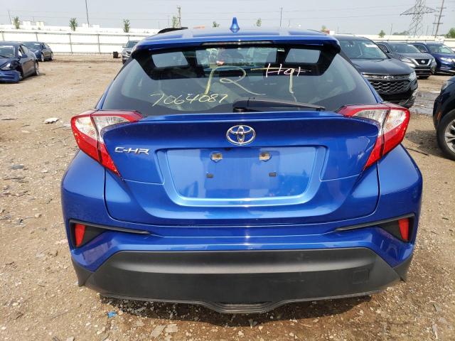 JTNKHMBX0K1036606 - 2019 TOYOTA C-HR XLE BLUE photo 6