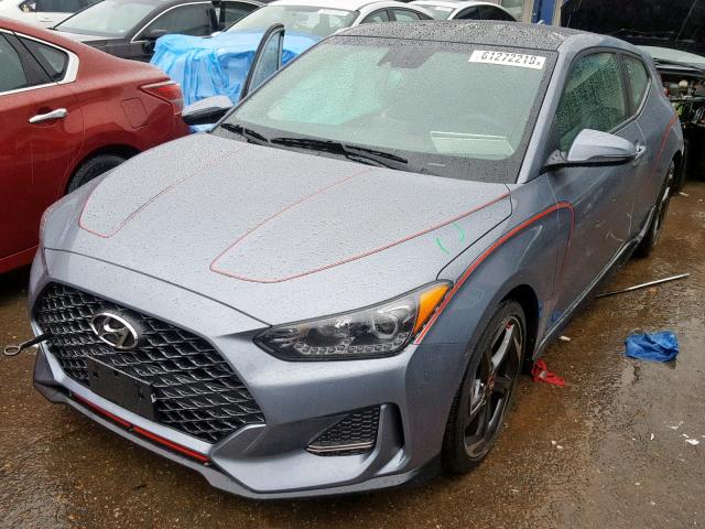 KMHTH6AB7KU007012 - 2019 HYUNDAI VELOSTER TURBO  photo 2