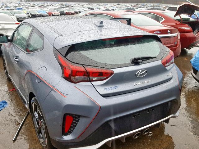 KMHTH6AB7KU007012 - 2019 HYUNDAI VELOSTER TURBO  photo 3