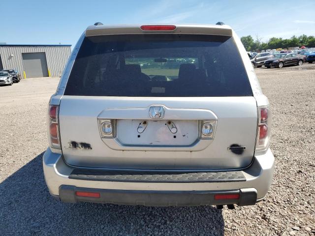 5FNYF18278B041395 - 2008 HONDA PILOT VP SILVER photo 6