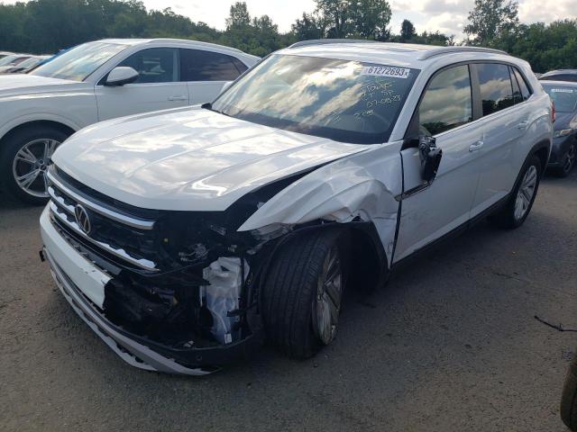 1V25E2CA8LC210919 - 2020 VOLKSWAGEN ATLAS CROS SE თეთრი ფოტო 1