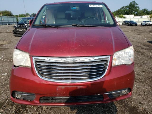 2C4RC1BG0DR659657 - 2013 CHRYSLER TOWN & COU TOURING RED photo 5