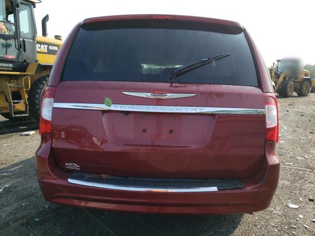 2C4RC1BG0DR659657 - 2013 CHRYSLER TOWN & COU TOURING RED photo 6