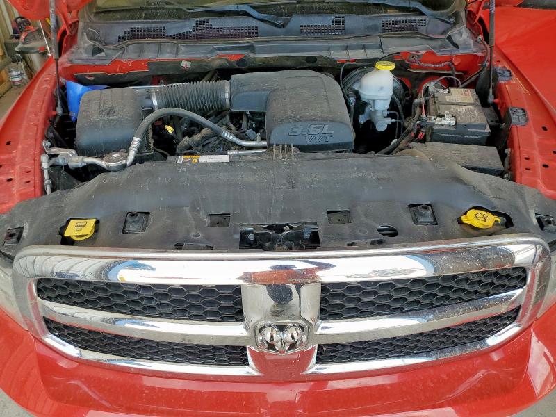 1C6RR6LG5MS539899 - 2021 RAM 1500 CLASS SLT წითელი ფოტო 11