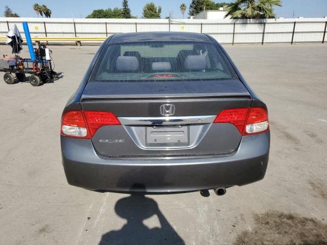 2HGFA16679H354729 - 2009 HONDA CIVIC LX-S GRAY photo 6