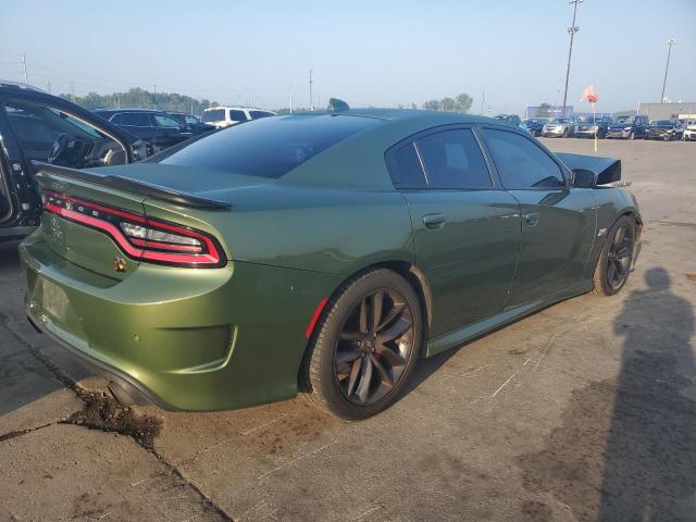 2C3CDXGJ4KH675619 - 2019 DODGE CHARGER SCAT PACK GREEN photo 3
