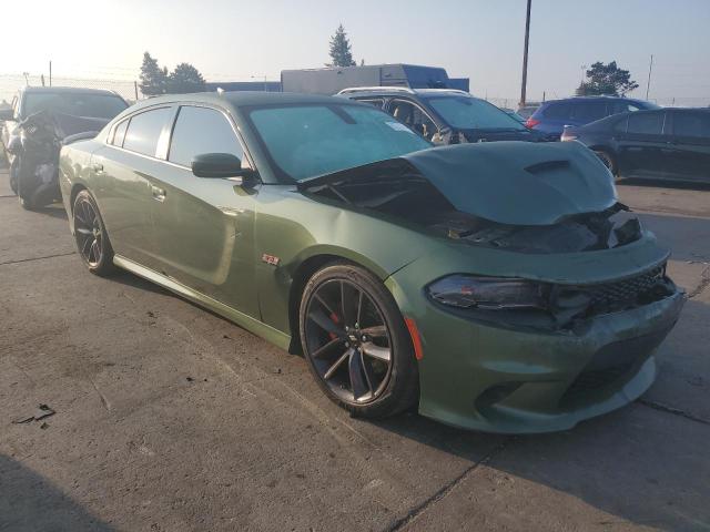 2C3CDXGJ4KH675619 - 2019 DODGE CHARGER SCAT PACK GREEN photo 4
