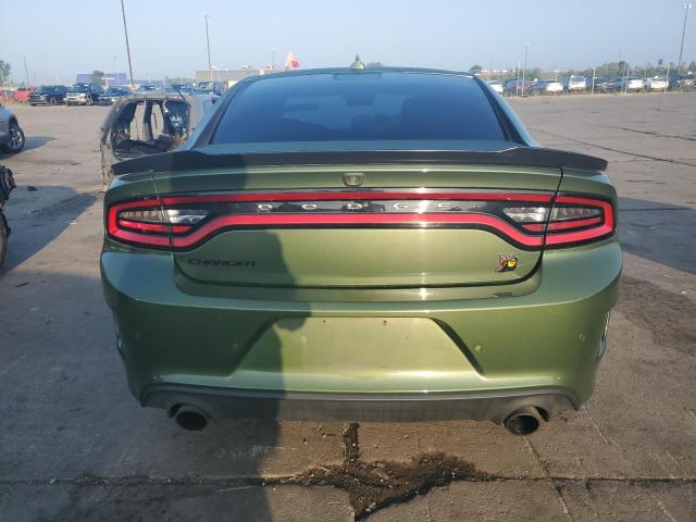 2C3CDXGJ4KH675619 - 2019 DODGE CHARGER SCAT PACK GREEN photo 6