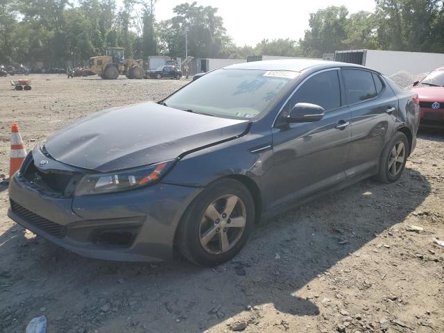 5XXGM4A76FG439099 - 2015 KIA OPTIMA LX GRAY photo 1