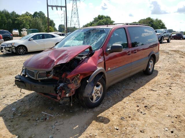 1GMDX03E21D330944 - 2001 PONTIAC MONTANA BURGUNDY photo 1