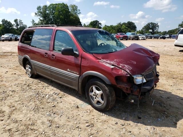 1GMDX03E21D330944 - 2001 PONTIAC MONTANA BURGUNDY photo 4