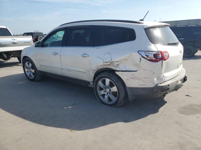 1GNKRLED0BJ208458 - 2011 CHEVROLET TRAVERSE LTZ WHITE photo 2