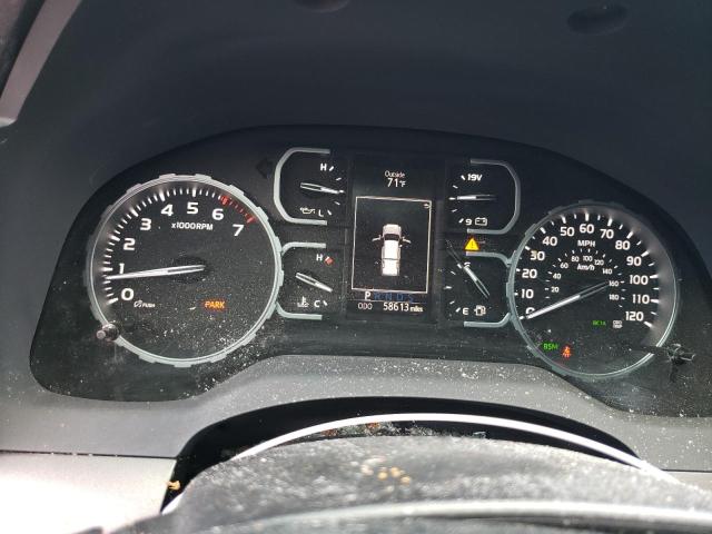 5TFUY5F1XJX697502 - 2018 TOYOTA TUNDRA DOUBLE CAB SR/SR5 GRAY photo 9