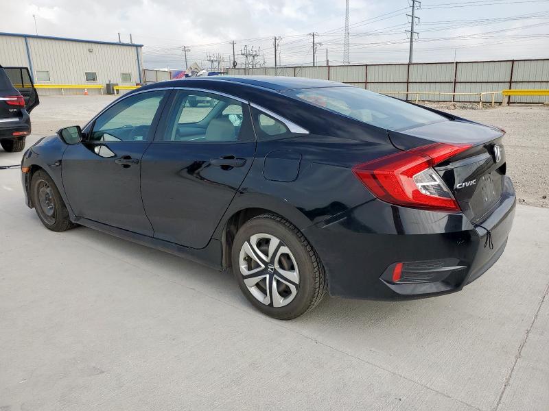 19XFC2F51JE022937 - 2018 HONDA CIVIC LX BLACK photo 2
