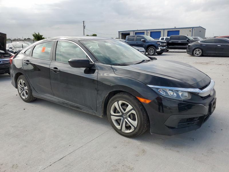 19XFC2F51JE022937 - 2018 HONDA CIVIC LX BLACK photo 4