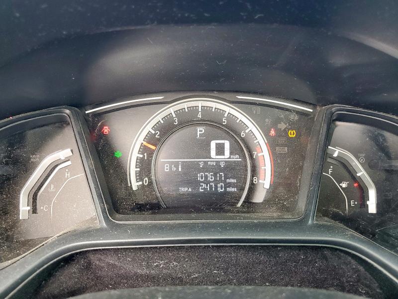 19XFC2F51JE022937 - 2018 HONDA CIVIC LX BLACK photo 9