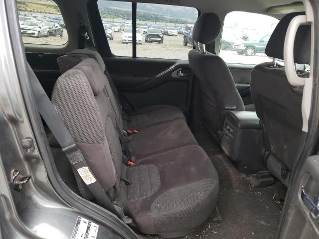 5N1AR18W26C684917 - 2006 NISSAN PATHFINDER LE CHARCOAL photo 10