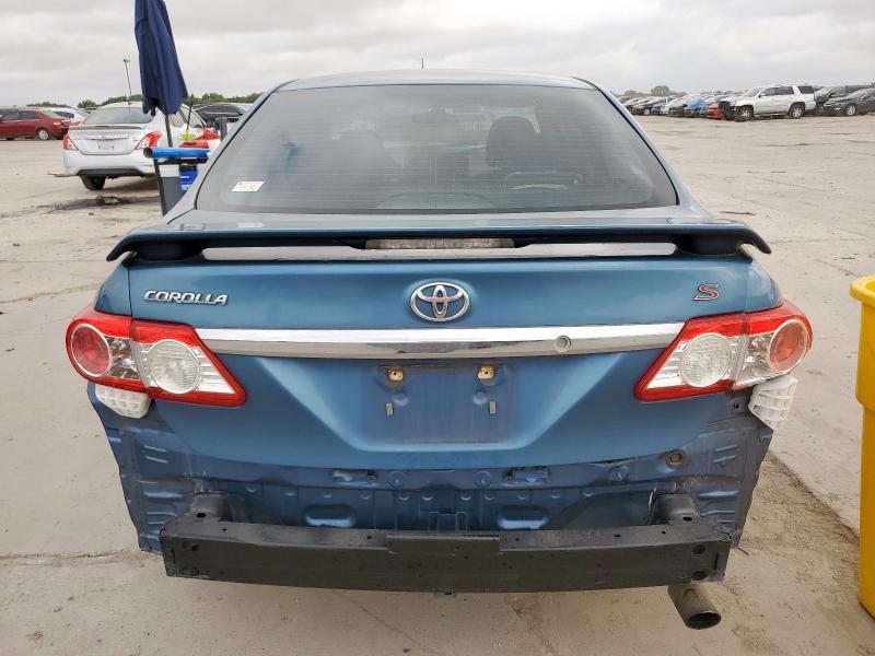 5YFBU4EE6DP163014 - 2013 TOYOTA COROLLA BASE 蓝色 照片 6