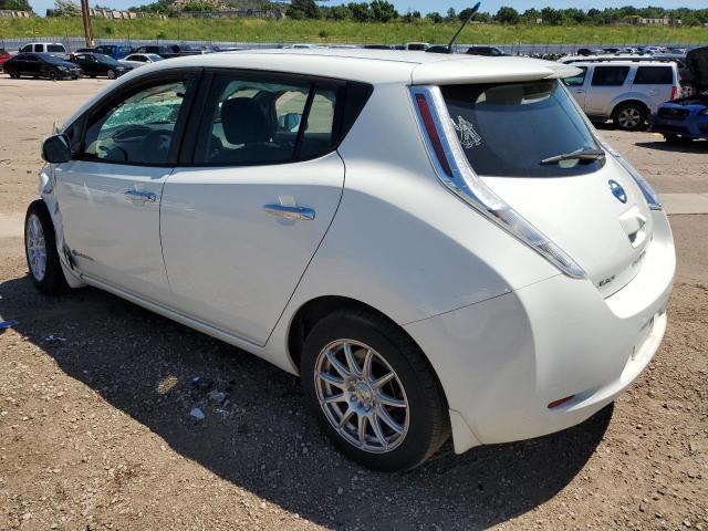 1N4AZ0CPXDC412312 - 2013 NISSAN LEAF S WHITE photo 2