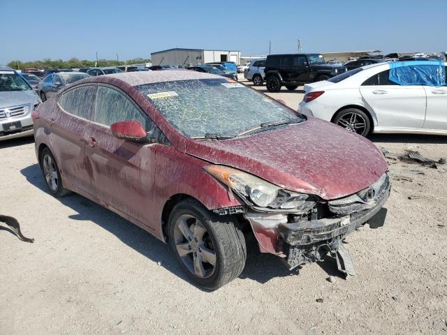 5NPDH4AE7DH355848 - 2013 HYUNDAI ELANTRA GLS RED photo 4