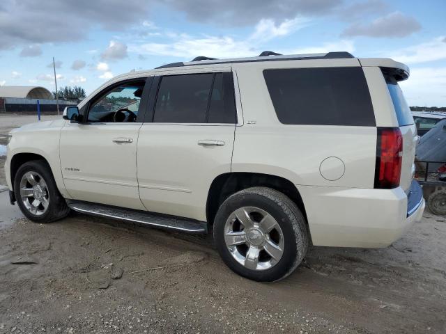 1GNSKCKC9FR591663 - 2015 CHEVROLET TAHOE K1500 LTZ WHITE photo 2