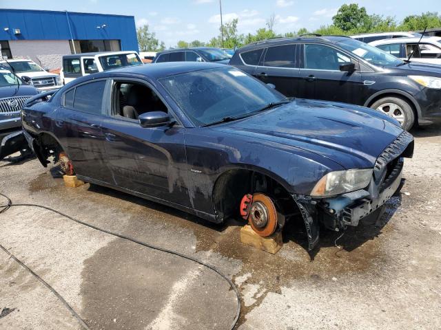 2C3CDXCT8CH282134 - 2012 DODGE CHARGER R/T BLACK photo 4