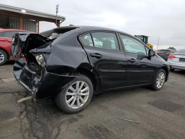 2HGFB2F92CH593612 - 2012 HONDA CIVIC EXL BLACK photo 3