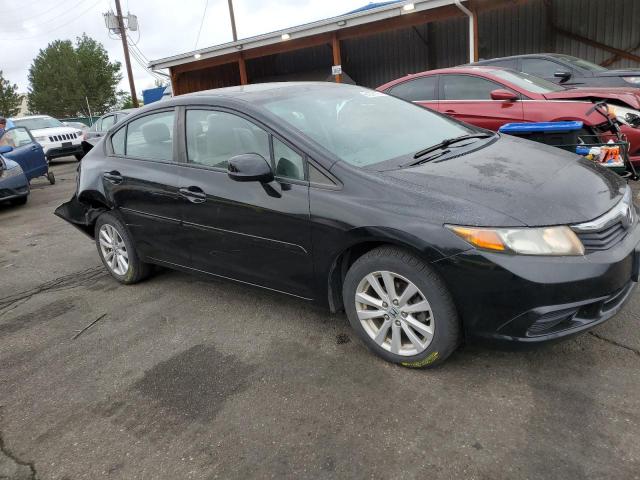 2HGFB2F92CH593612 - 2012 HONDA CIVIC EXL BLACK photo 4