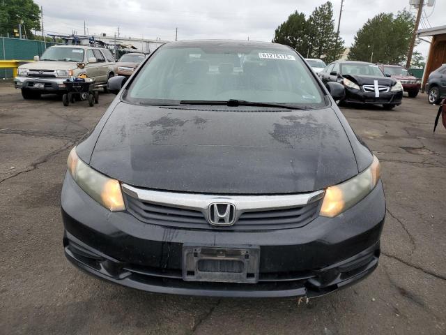 2HGFB2F92CH593612 - 2012 HONDA CIVIC EXL BLACK photo 5