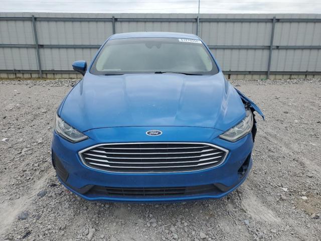 3FA6P0HD4KR282374 - 2019 FORD FUSION SE BLUE photo 5