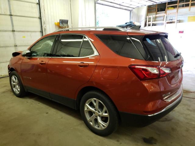 2GNAXUEV2L6230363 - 2020 CHEVROLET EQUINOX LT ORANGE photo 2