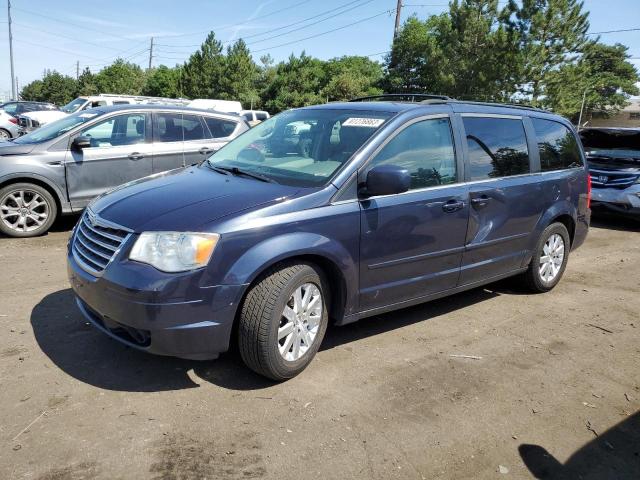 2A8HR54P58R691131 - 2008 CHRYSLER TOWN & COU TOURING BLUE photo 1