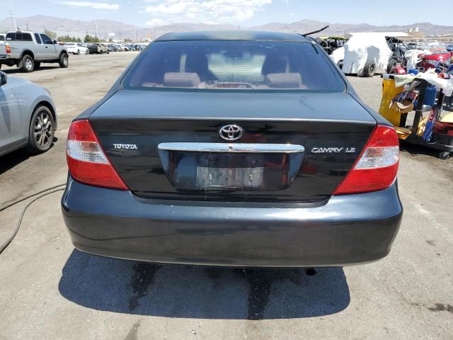 4T1BE32K72U579313 - 2002 TOYOTA CAMRY LE BLACK photo 6