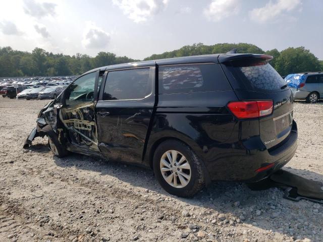 KNDMA5C1XG6183107 - 2016 KIA SEDONA L BLACK photo 2